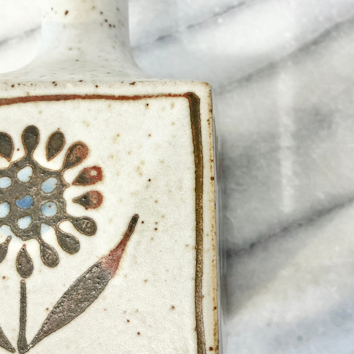 Vintage Japanese Ceramic Bud Vase