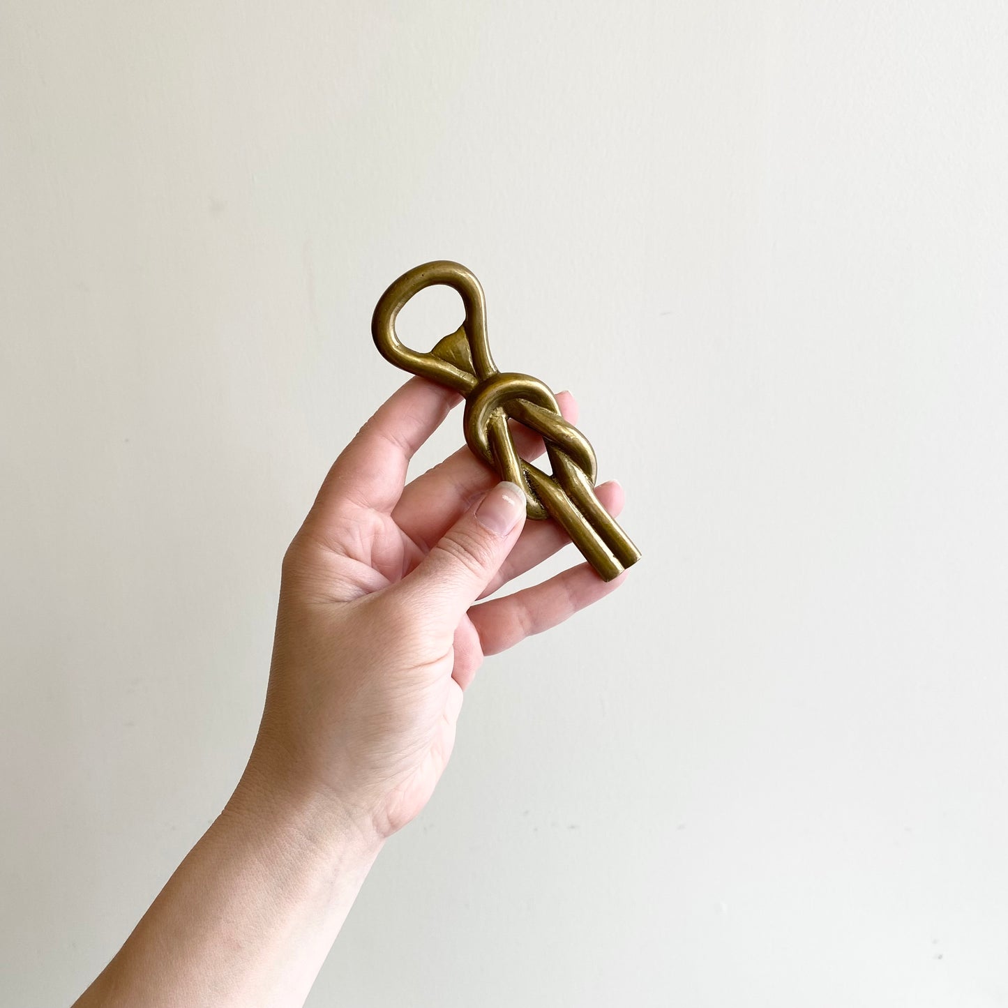 Brass “Knot” Bottle Opener