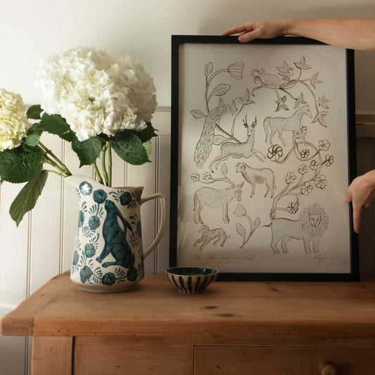 "All Creatures Great and Small" Art Print (11 x 14)