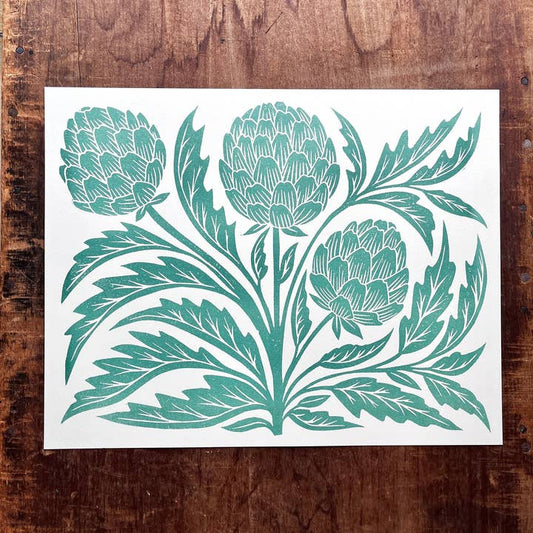 Artichoke Art Print (11 x 14)