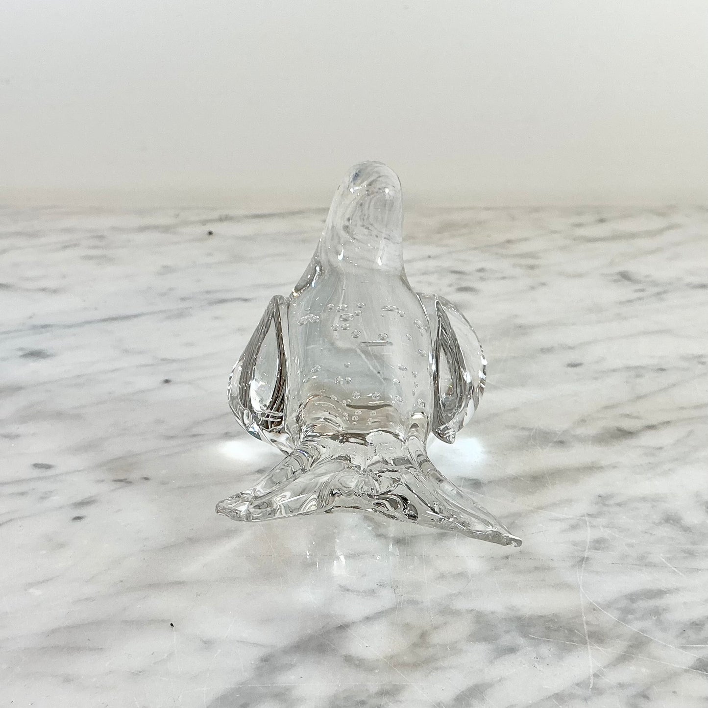 Vintage Bubble Glass Bird