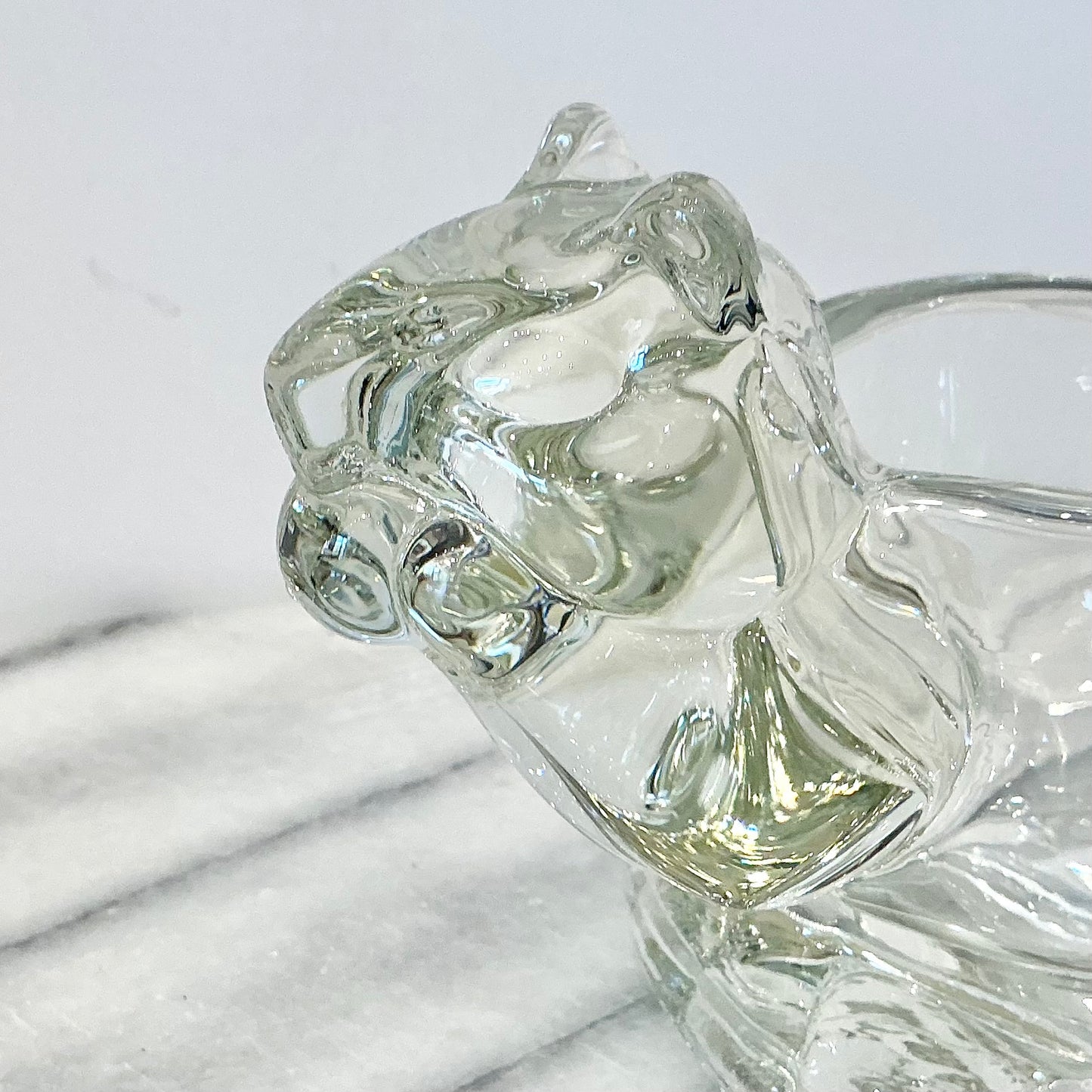Vintage Avon Glass Squirrel Votive Holder