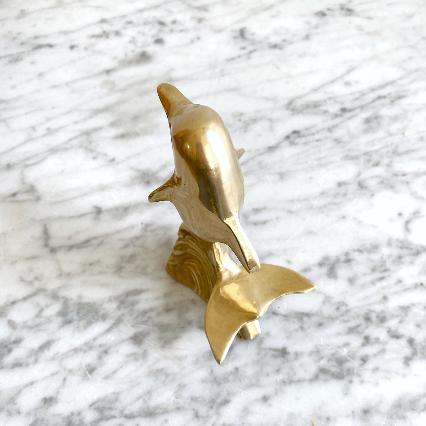 Vintage Brass Dolphin