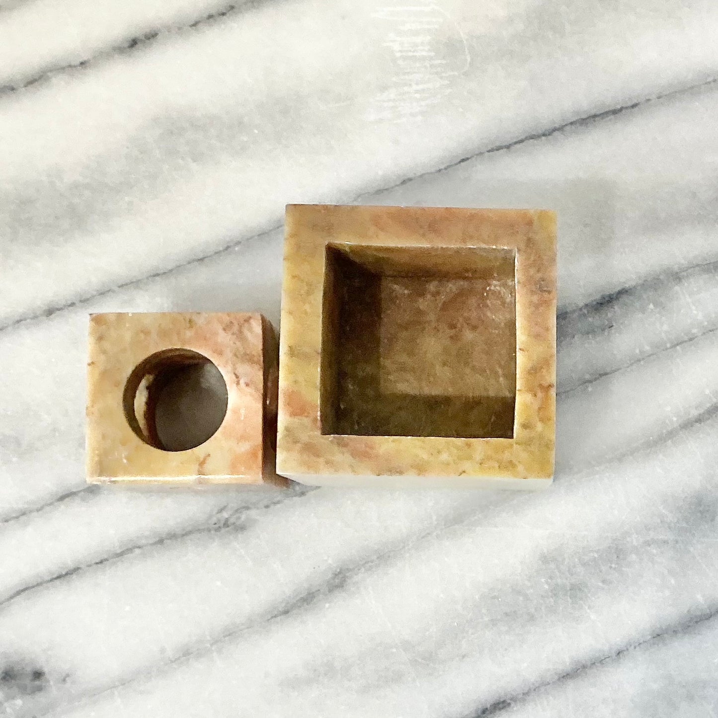 Vintage Marble Multi Sized Candle Holder