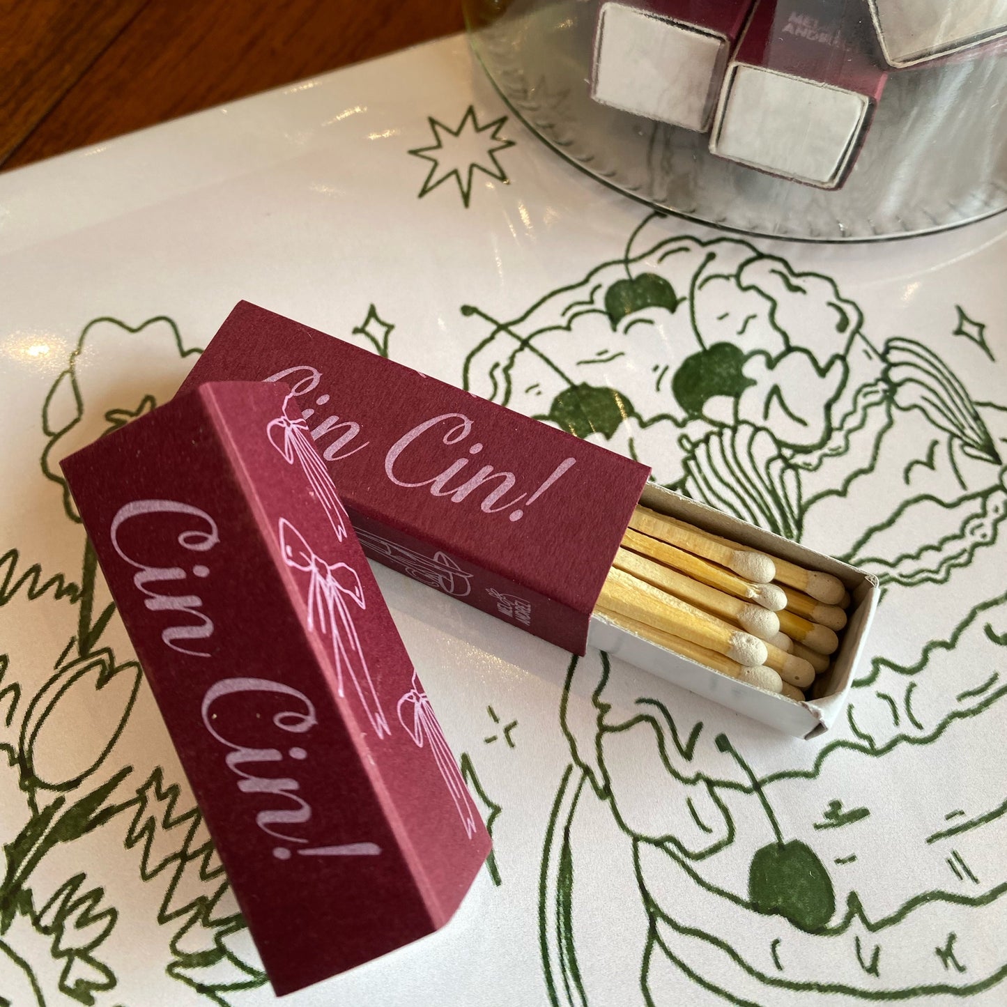 “Cin Cin” Matches - Everyday Lipstick Matchbox