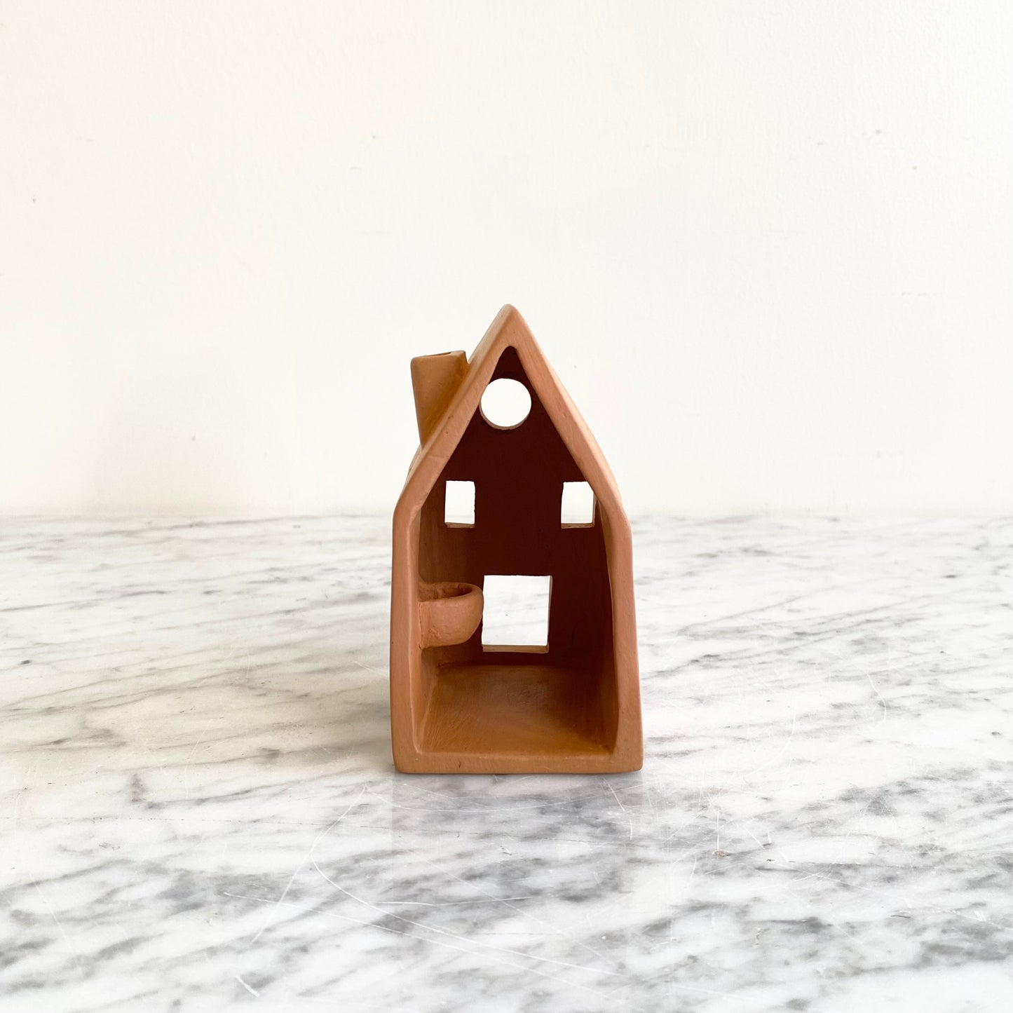 Terra-cotta House Incense Holder