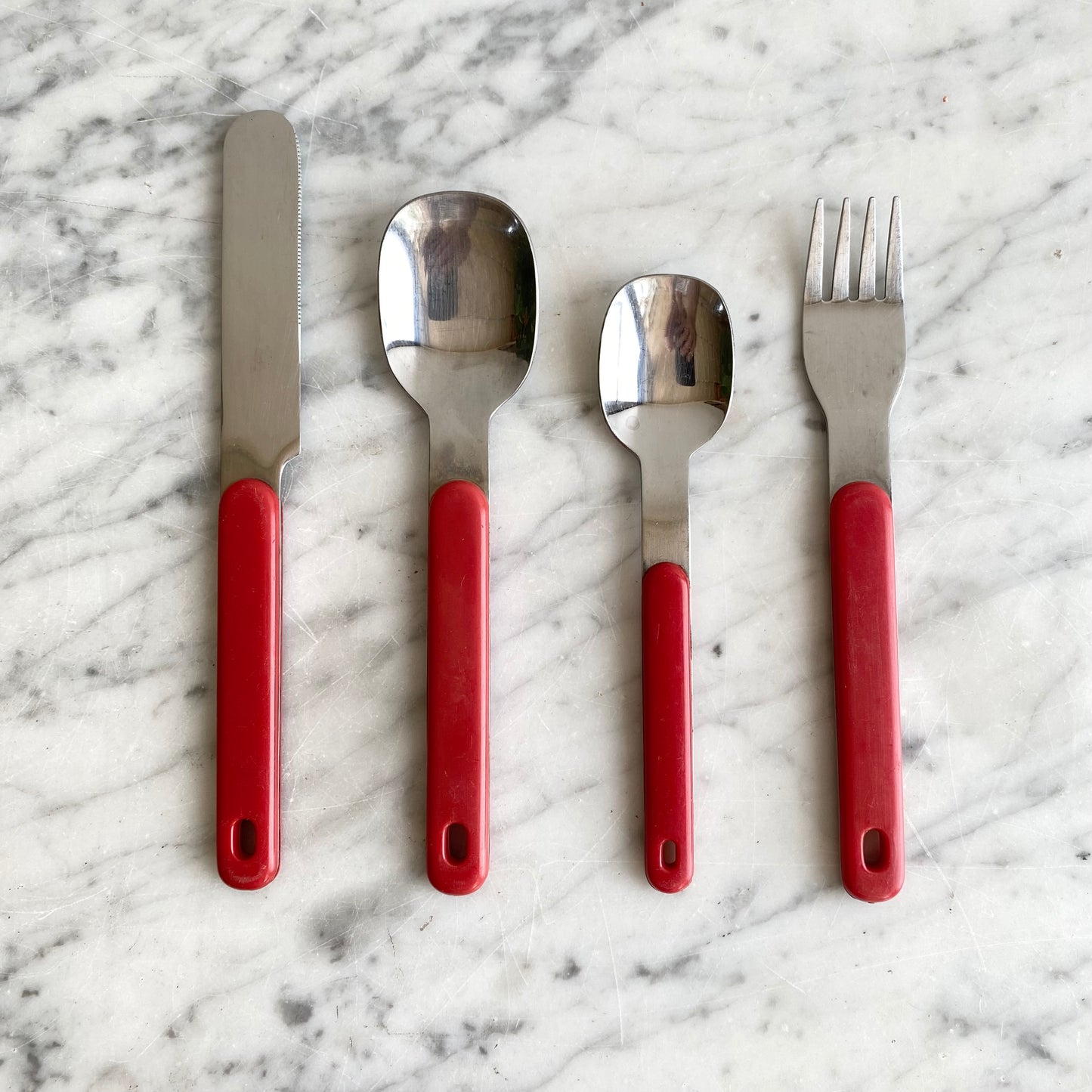 Vintage Flatware Set: 4 Place Settings