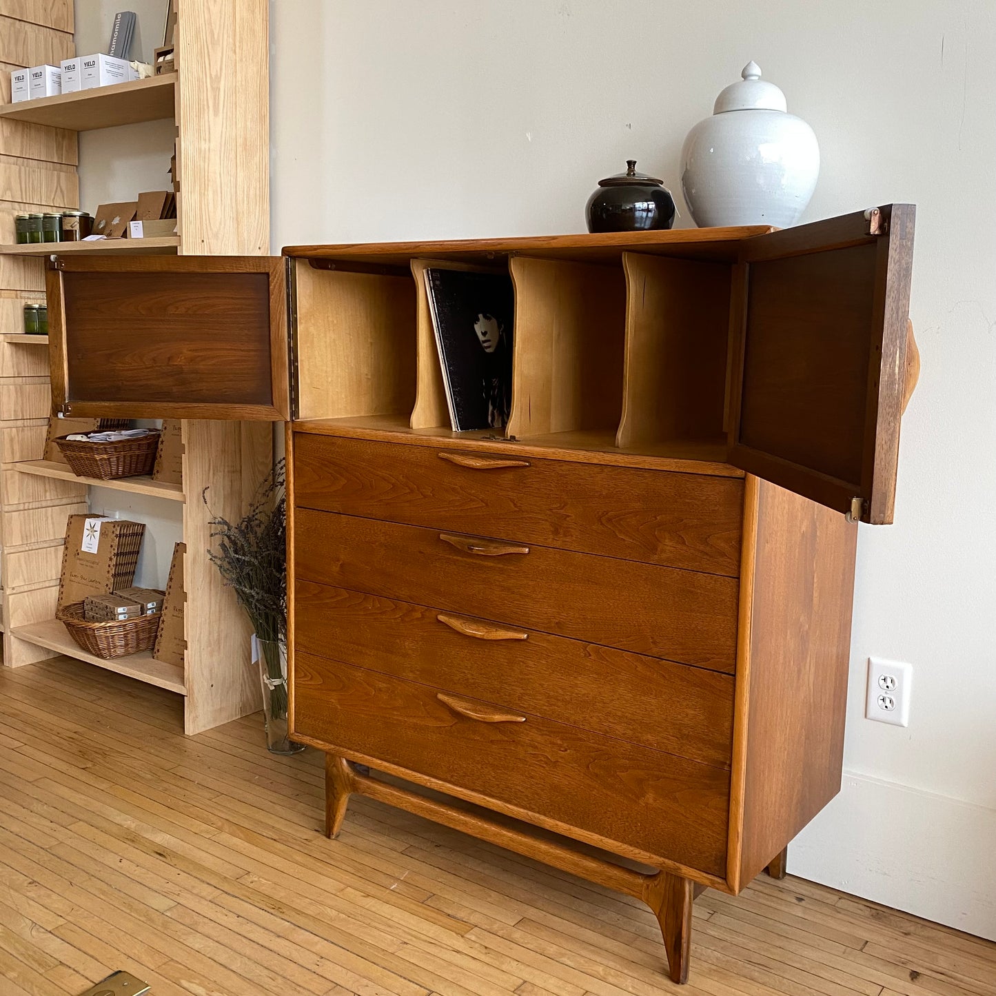 Vintage MCM Highboy Dresser by Lane, Circa 1960's