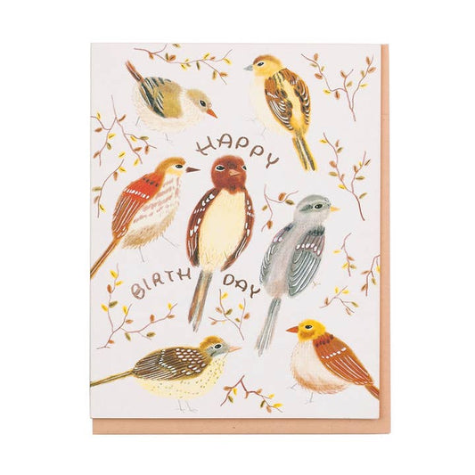 Birds Birthday Card