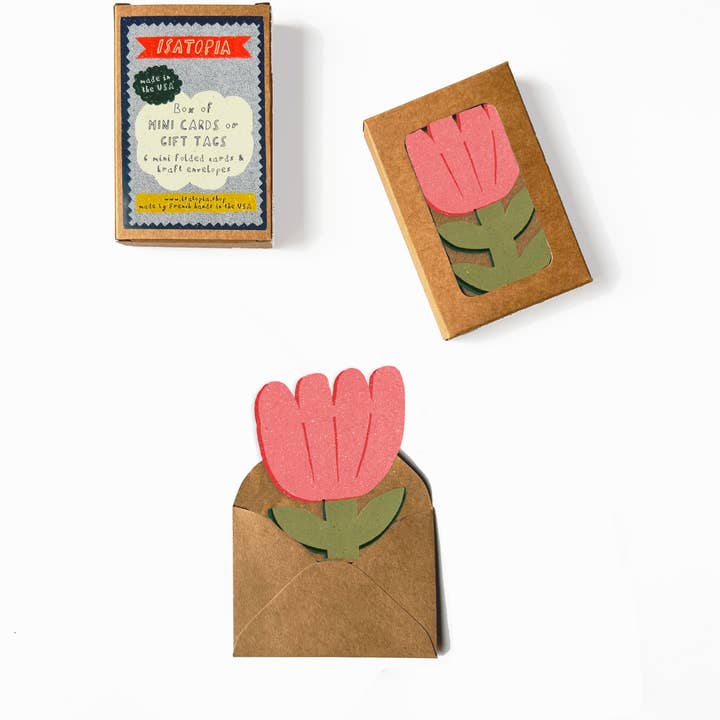 Blooming Flower Mini Cards