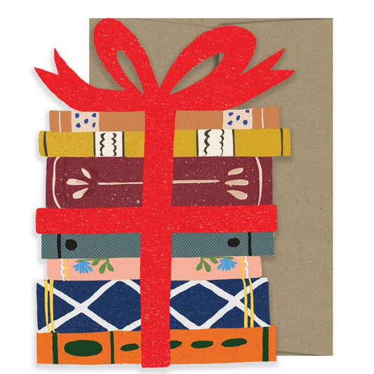 Book Lovers - Die Cut Card