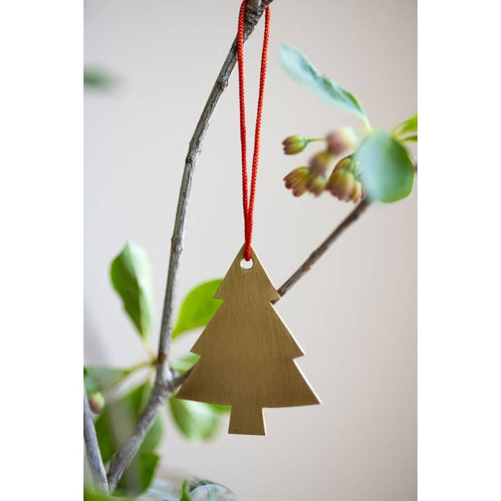 Brass Tree Ornament