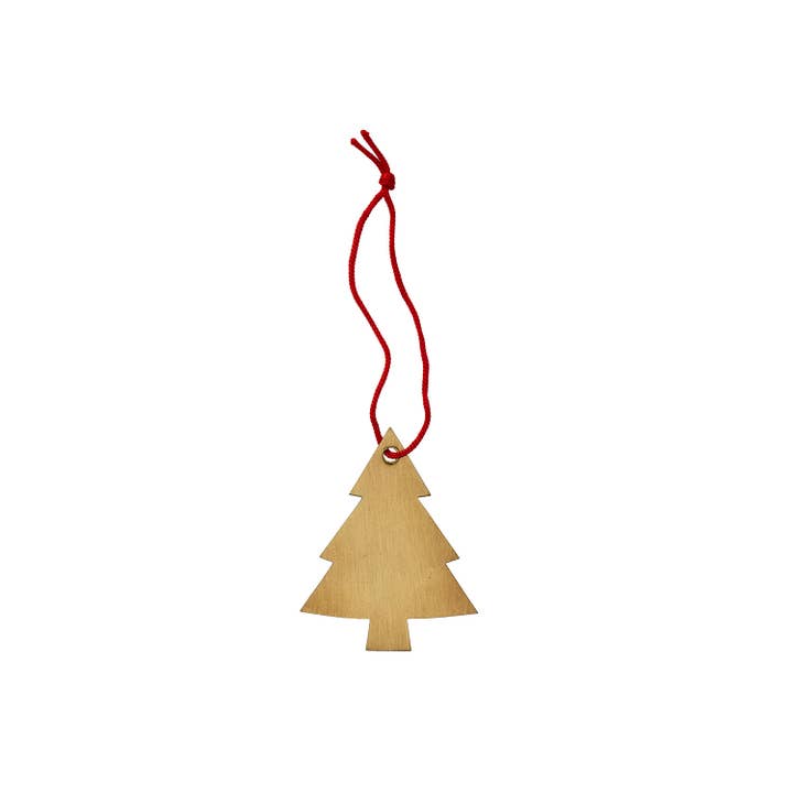 Brass Tree Ornament