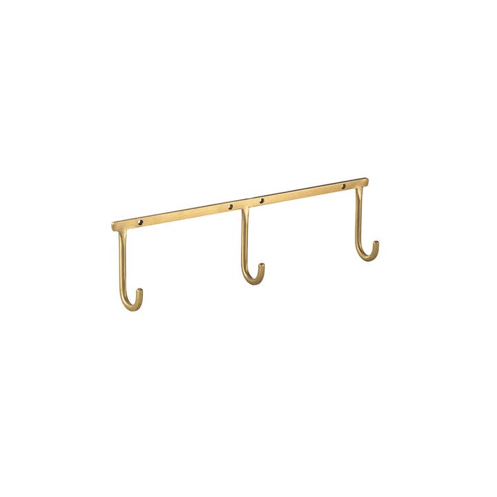 Triple Wall Hook, Choose Finish