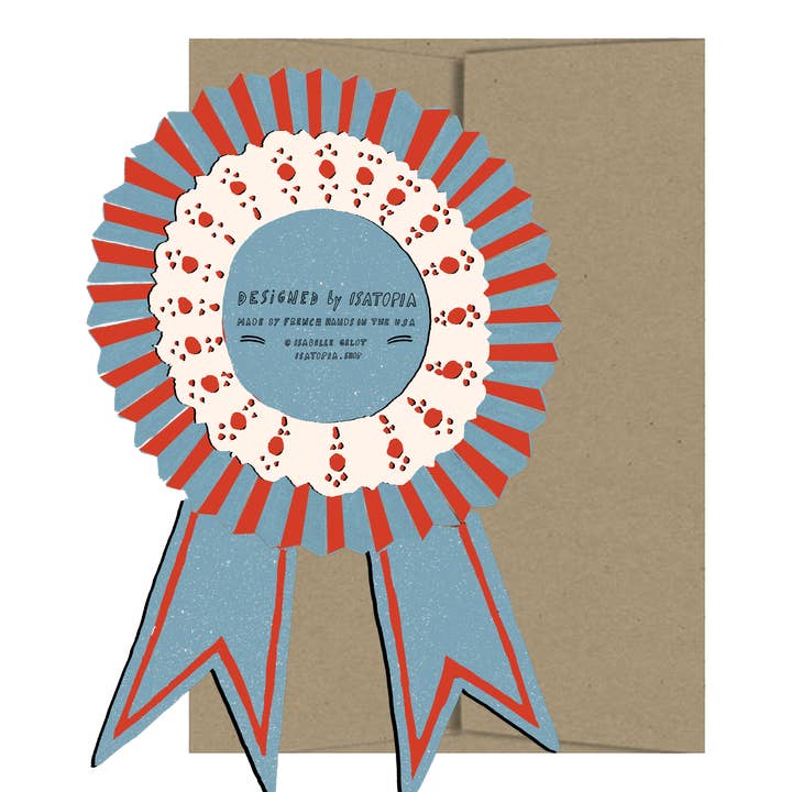 Bravo Medallion - Die Cut Card