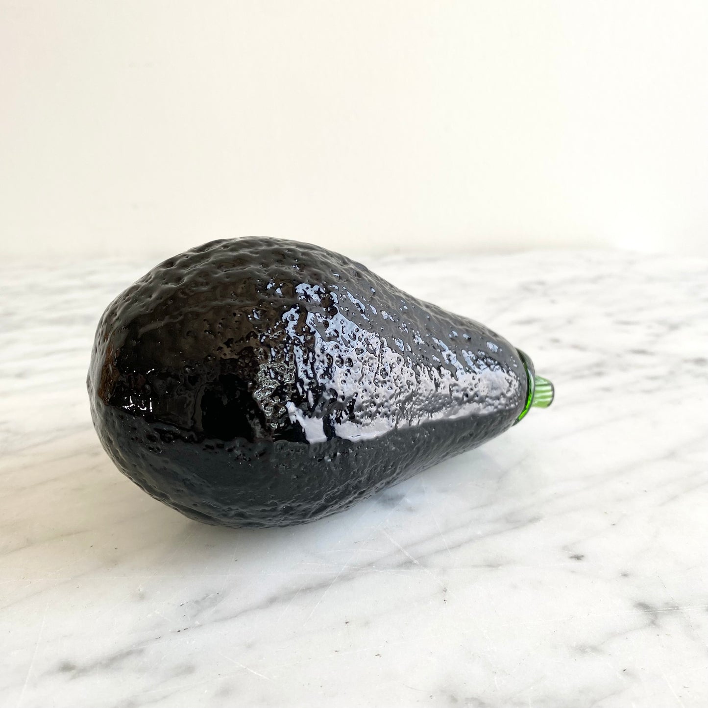 Vintage Glass Avocado