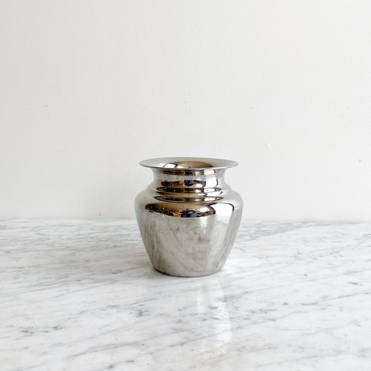 Vintage Silver Flower Vase