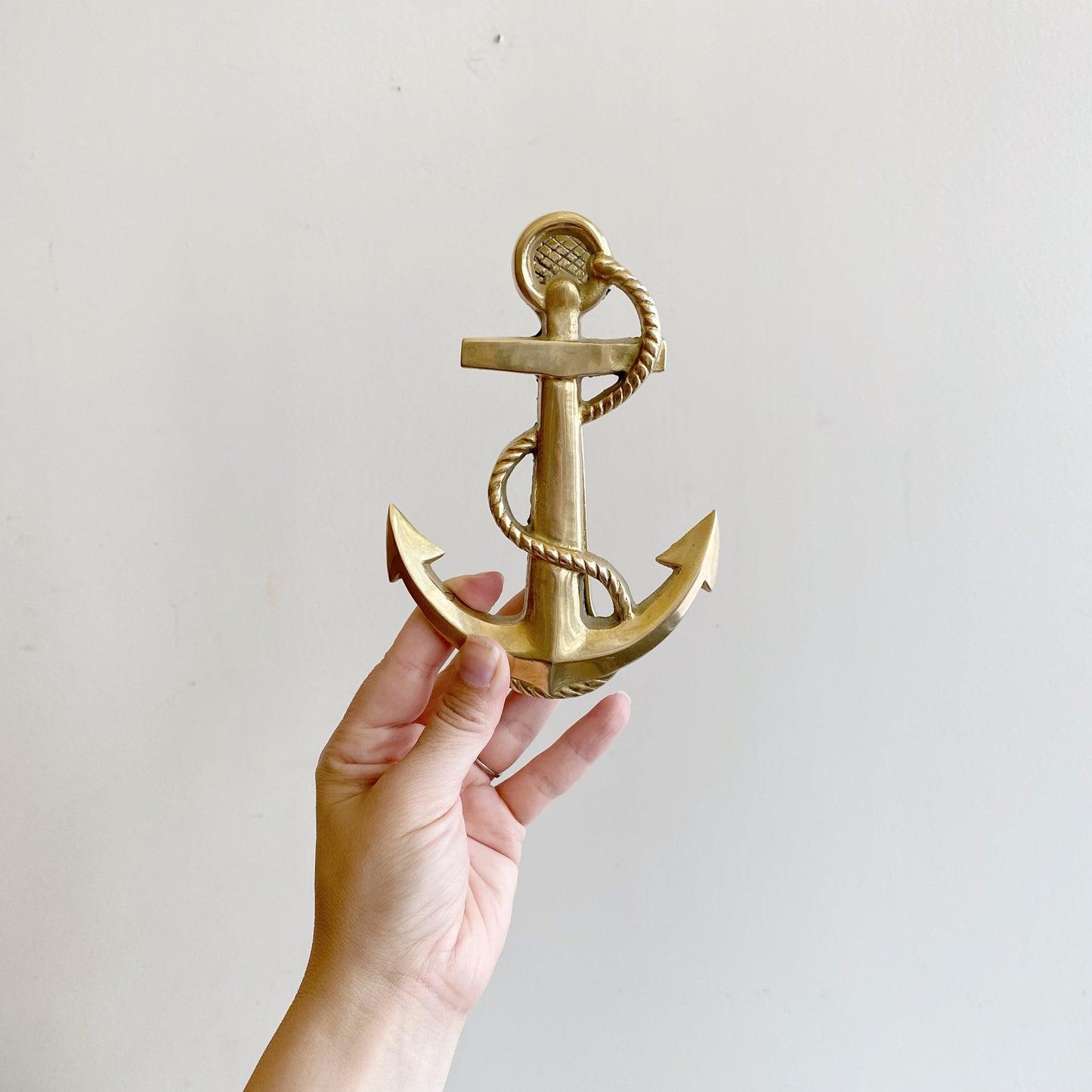 Vintage Brass Anchor Door Knocker (NAUTICAL COLLECTION)