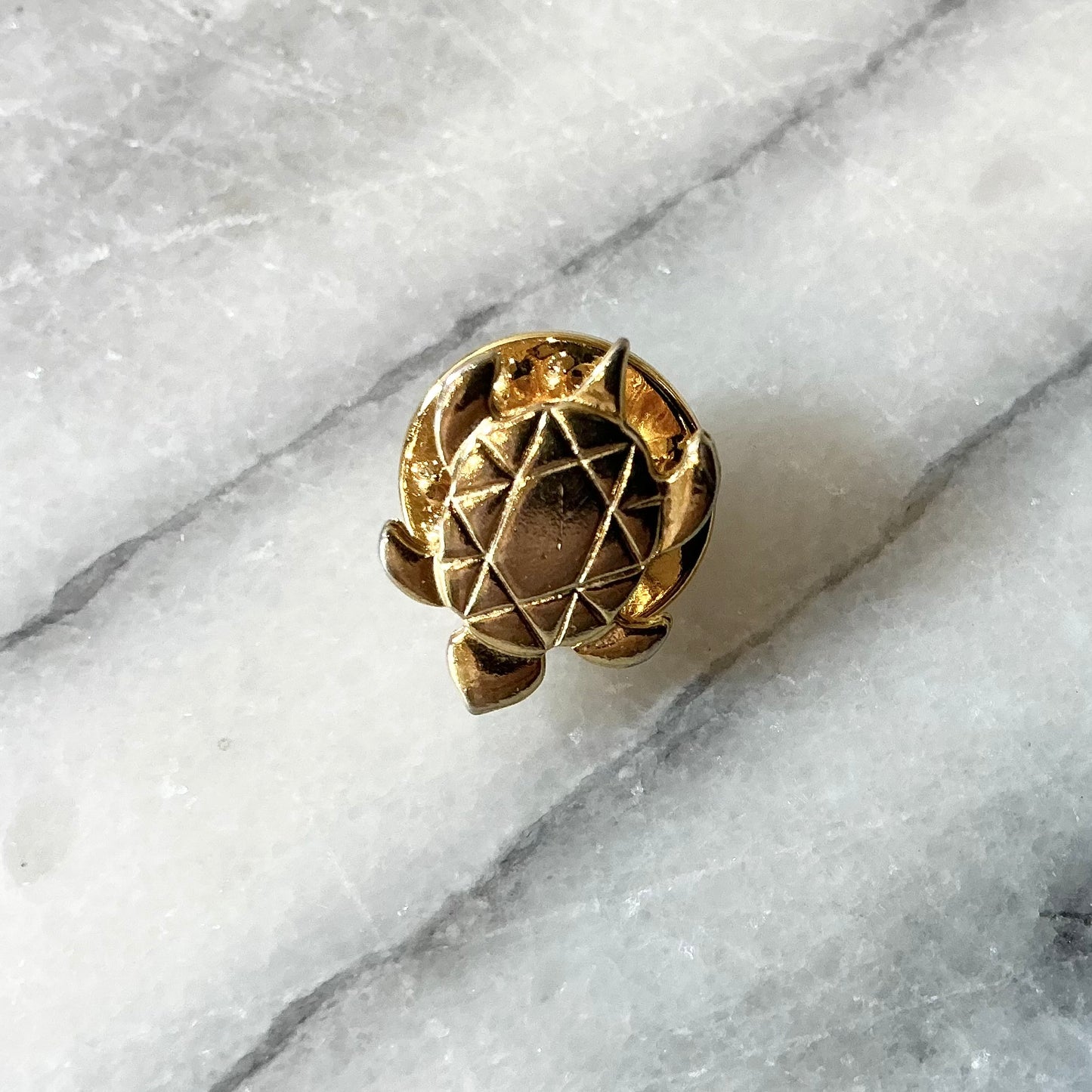 Vintage Golden Sea Turtle Pin
