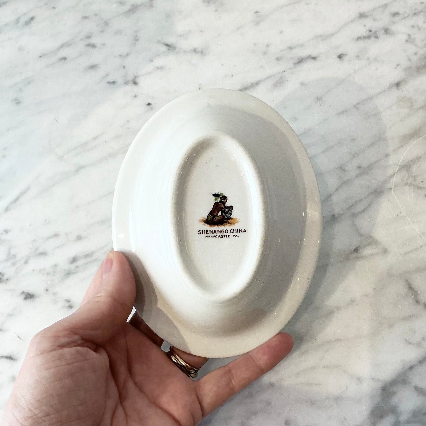 Vintage Ironstone Soap Dish