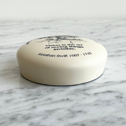 Found Inspirational Paper Weight