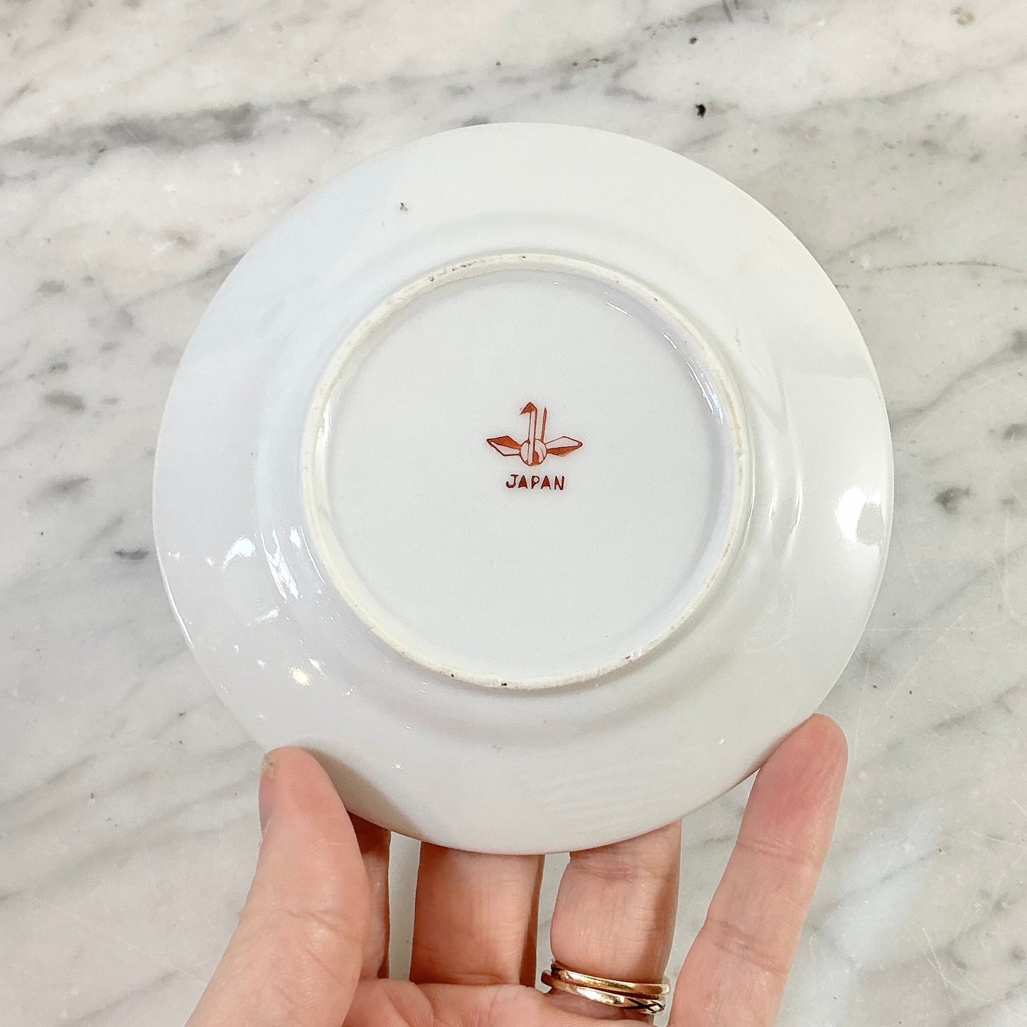 Small Vintage Rose Dishes, Choose Size