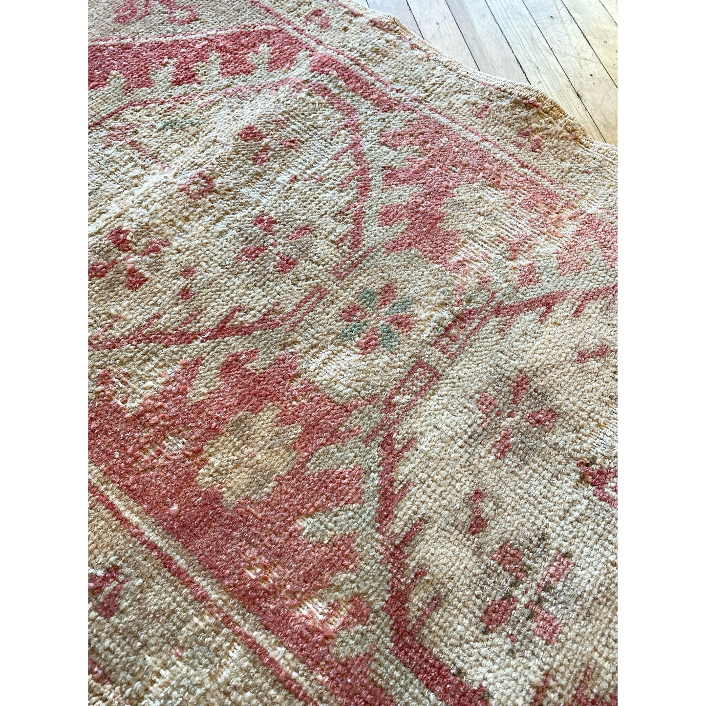 Vintage Turkish Mini Rug (3’6” x 1’9.5”)