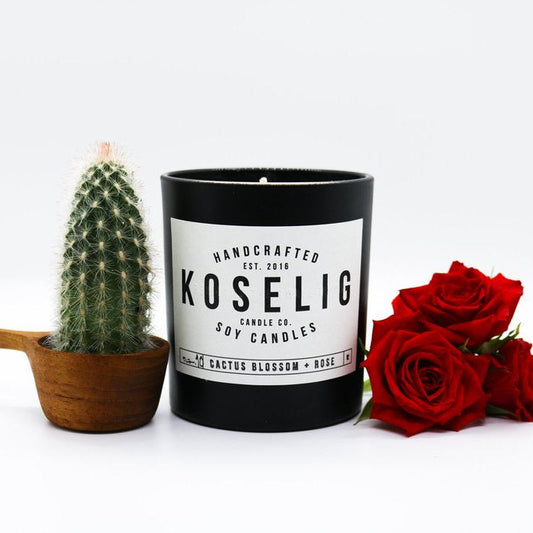 No. 10 Cactus Blossom + Rose Candle
