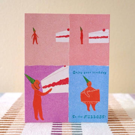 Cake In 4 Parts Card