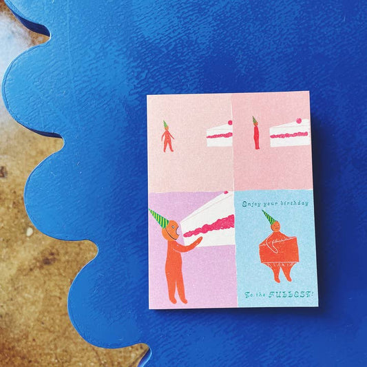 Cake In 4 Parts Card