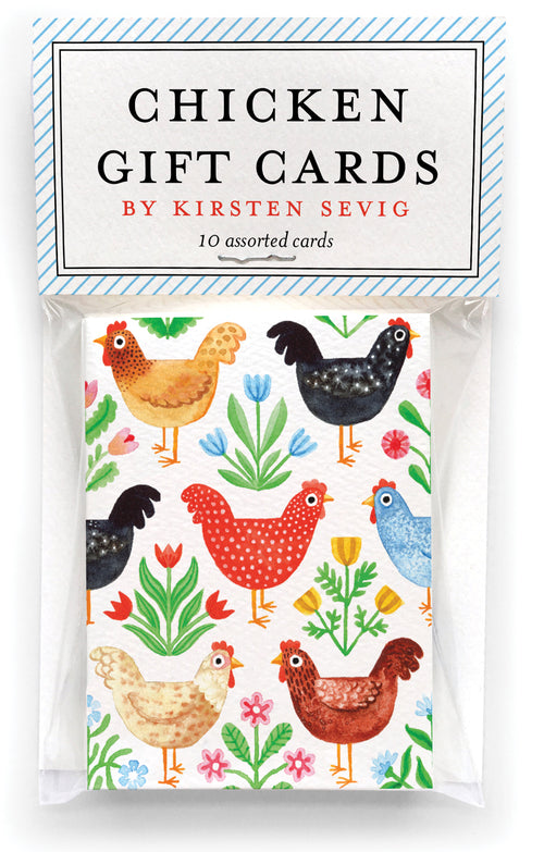"Chicken" Notecards by Kirsten Sevig