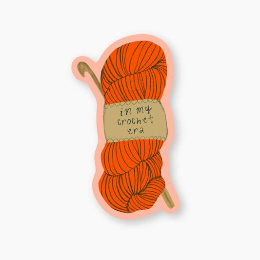 "Crochet Era" Vinyl Sticker