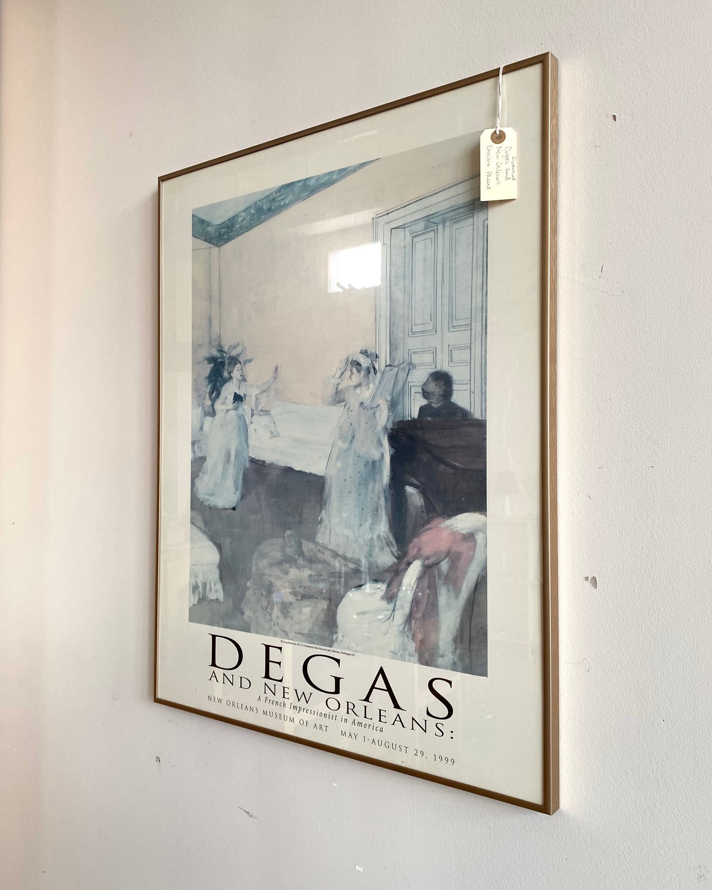 “Degas and New Orleans” Exhibit Poster