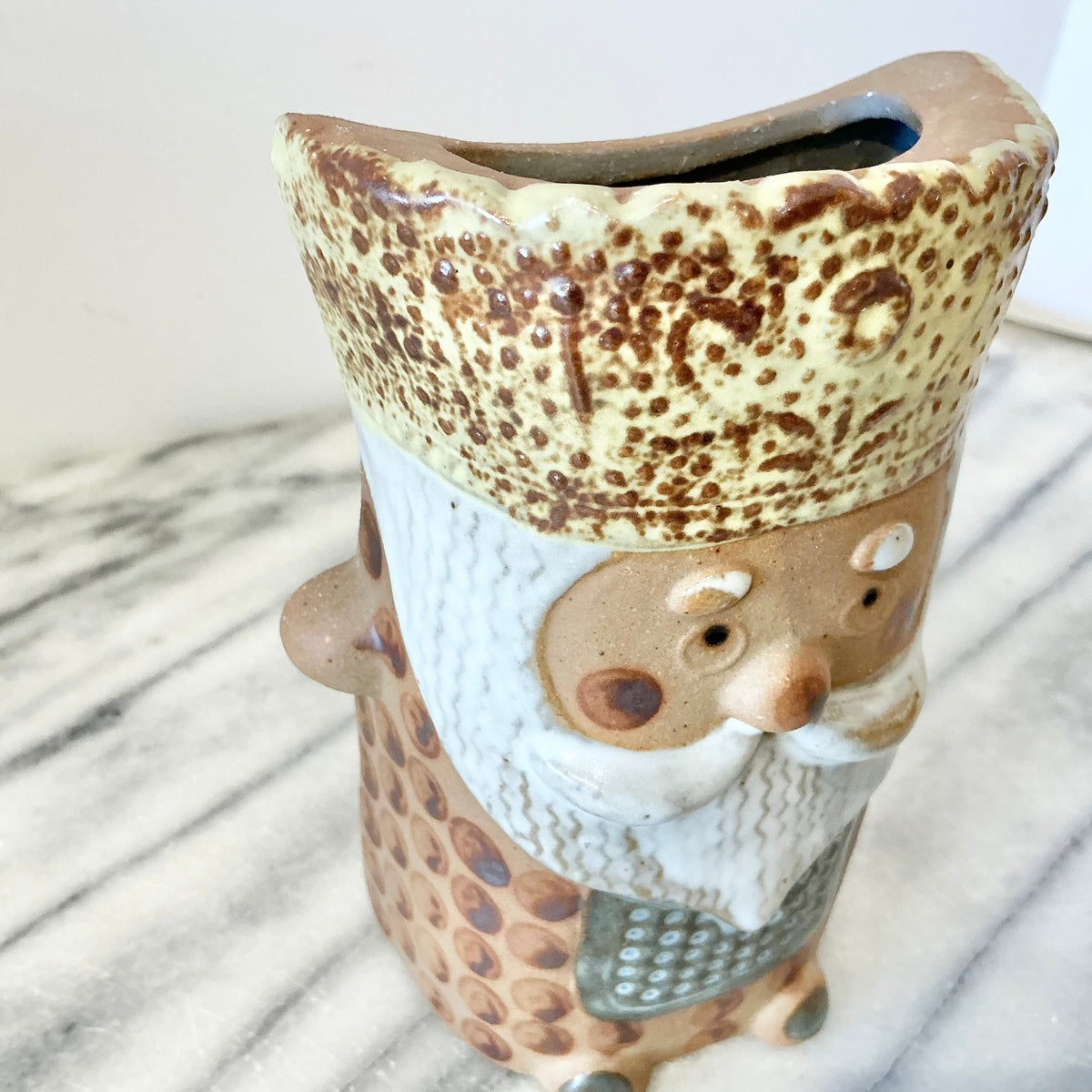 Vintage “King” Ceramic Wall Pocket
