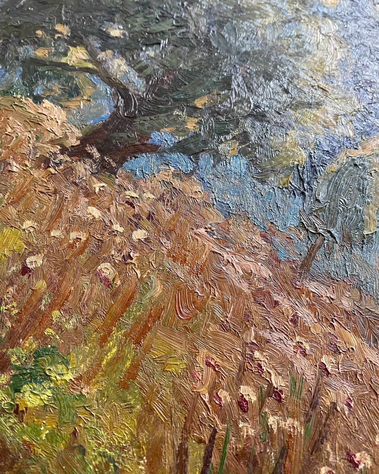 Vintage Original Landscape Painting (13.25 x 19.25)