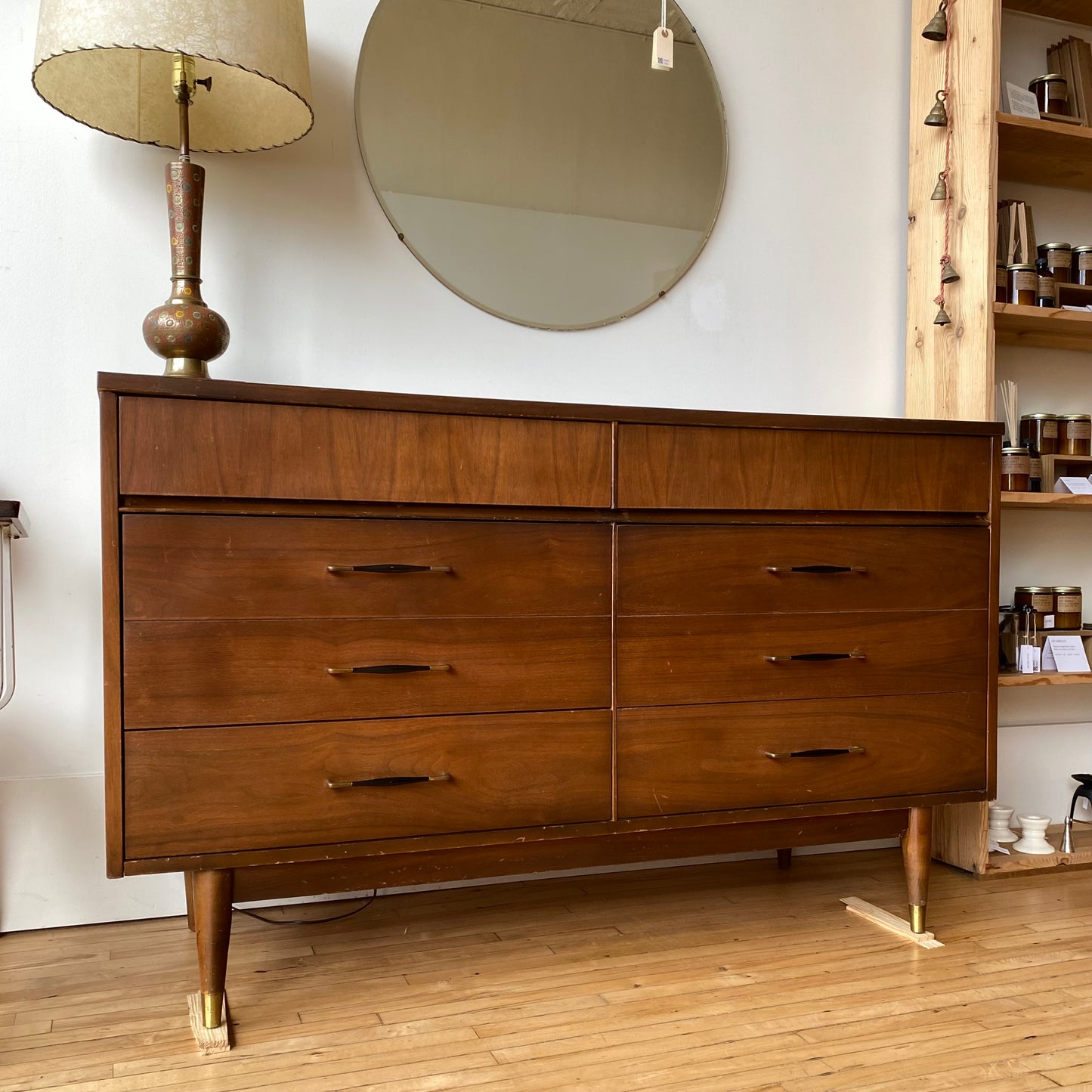 Vintage MCM 6-Drawer Dresser