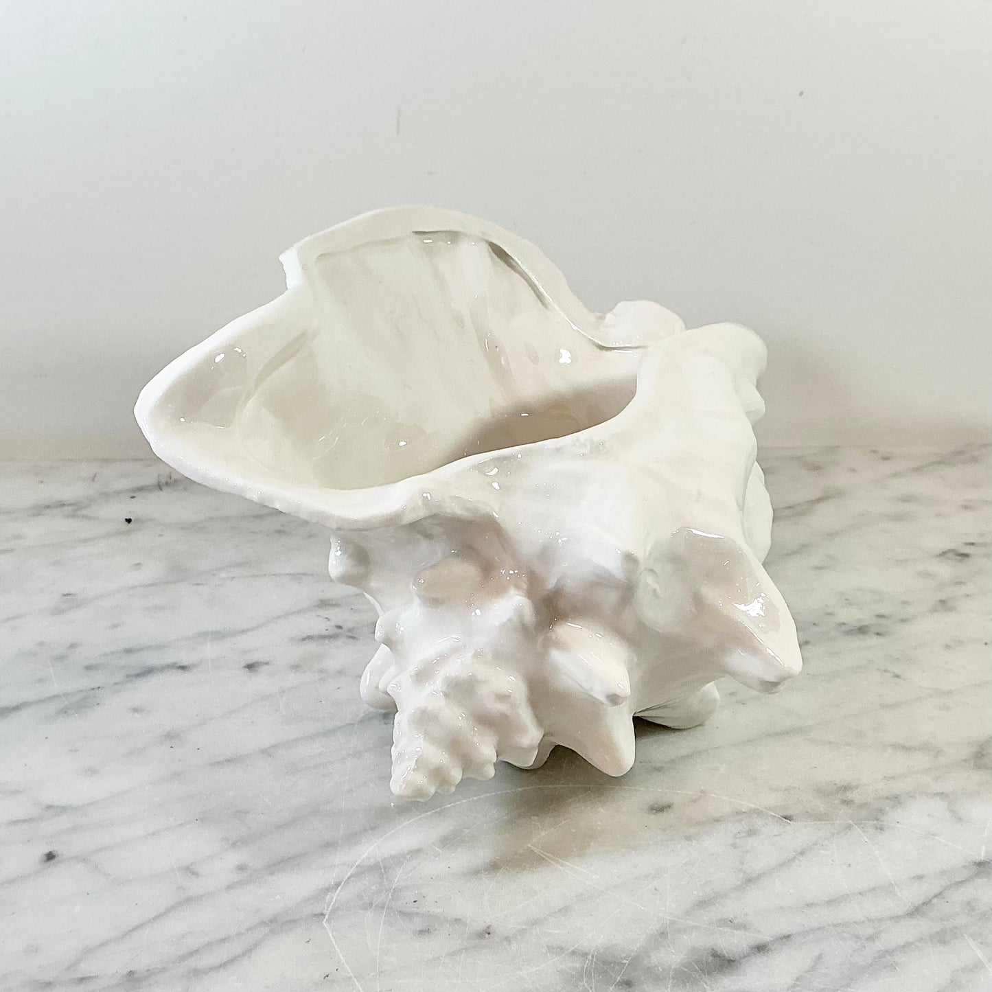 Vintage Ceramic Shell Planter / Catch-all