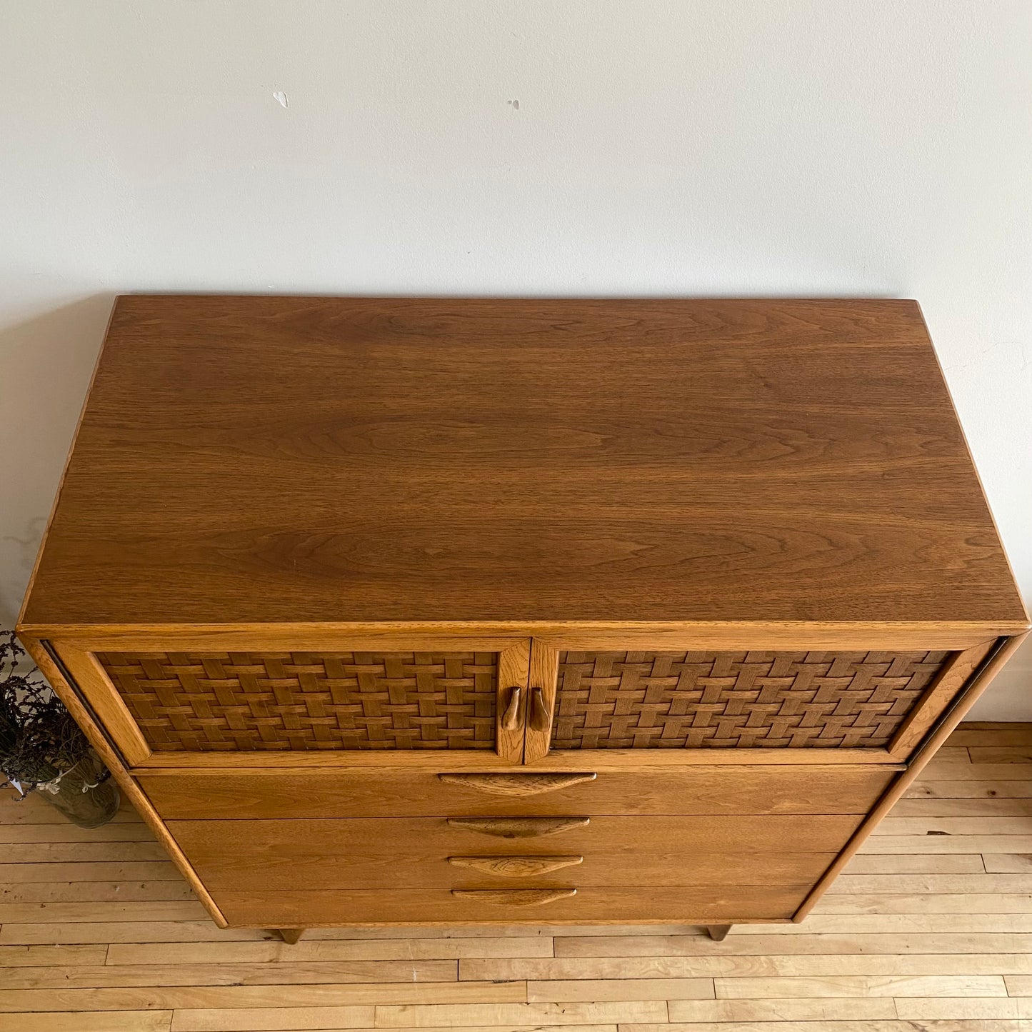 Vintage MCM Highboy Dresser by Lane, Circa 1960's