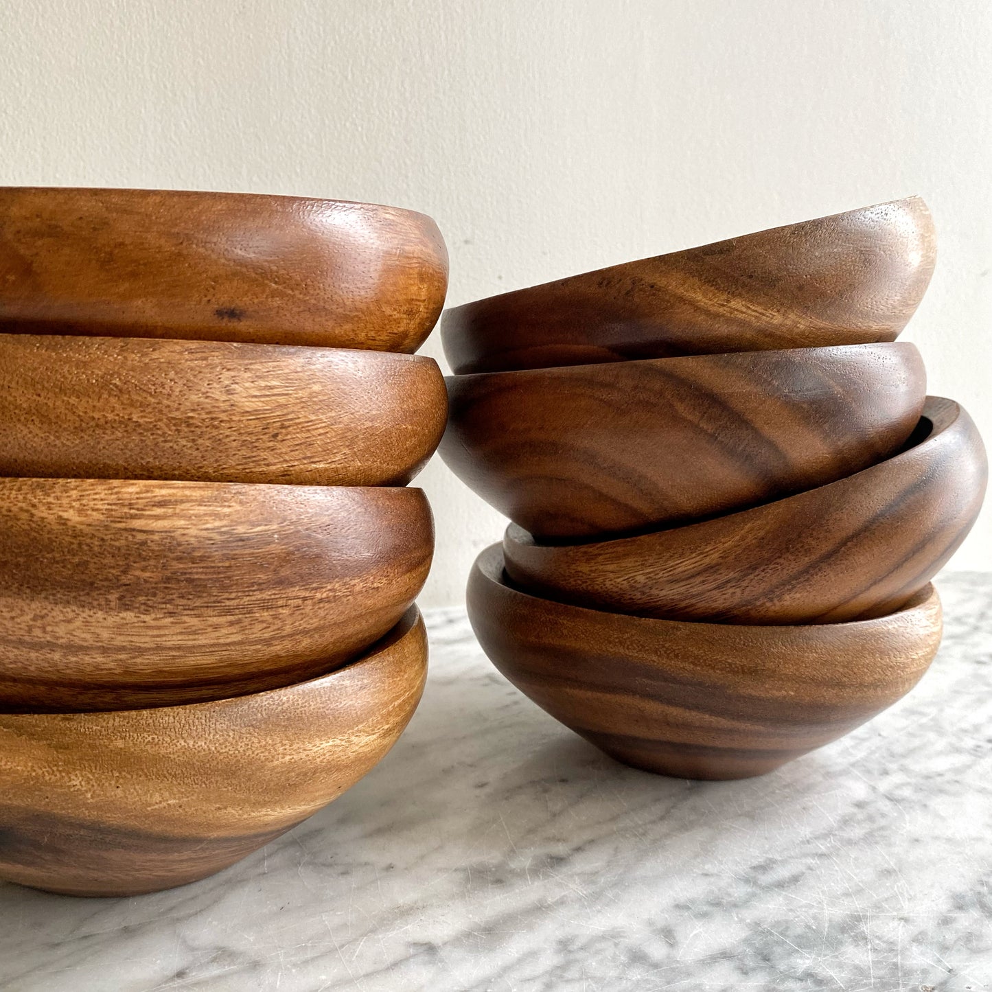 Set of Dansk Wood Serving Bowl Set (11-pc)