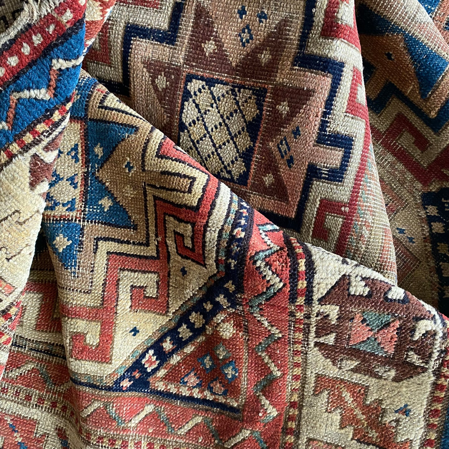 Antique Hand-knotted Rug (3’3” x 6’11”)