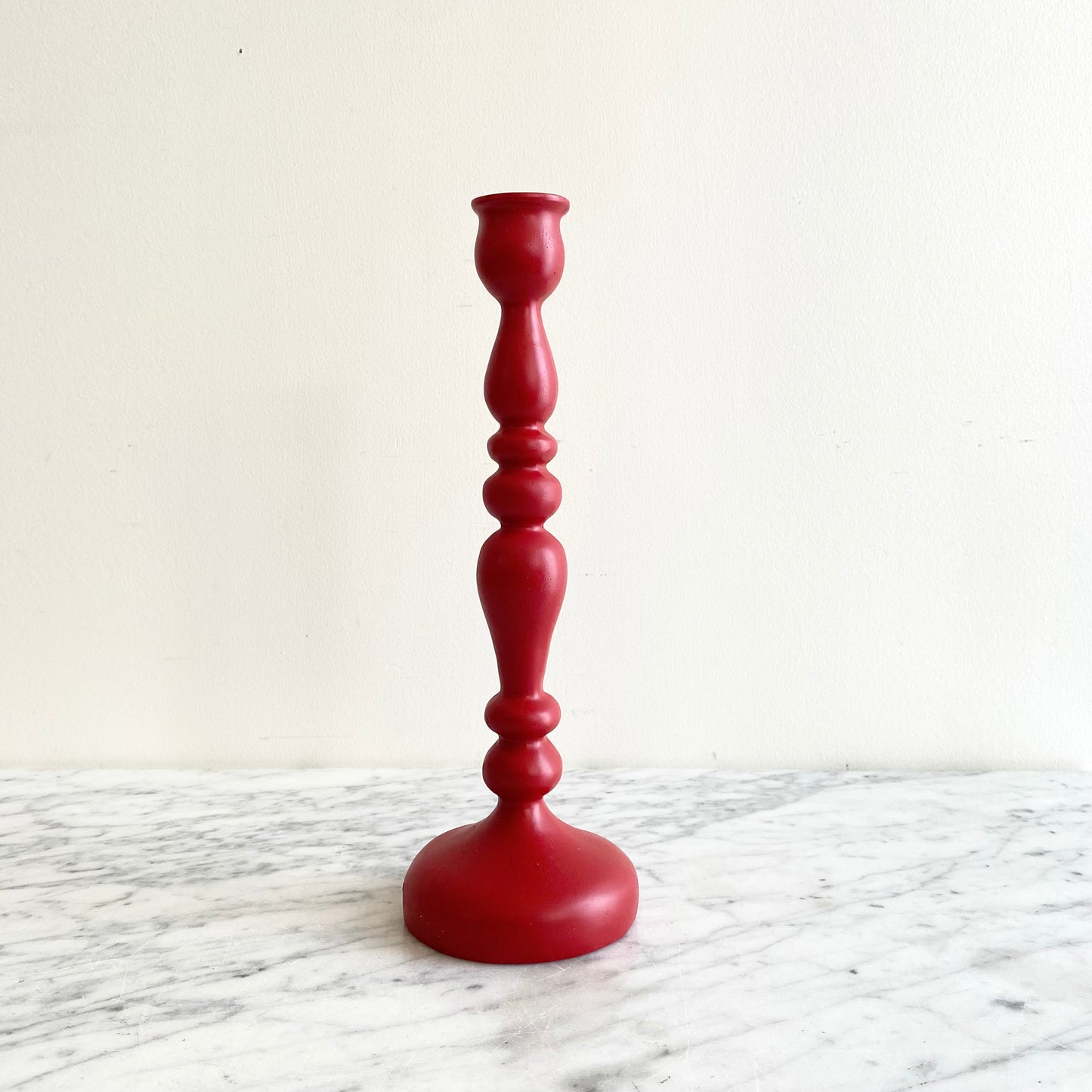Classic Red Candle Holder, Choose Style