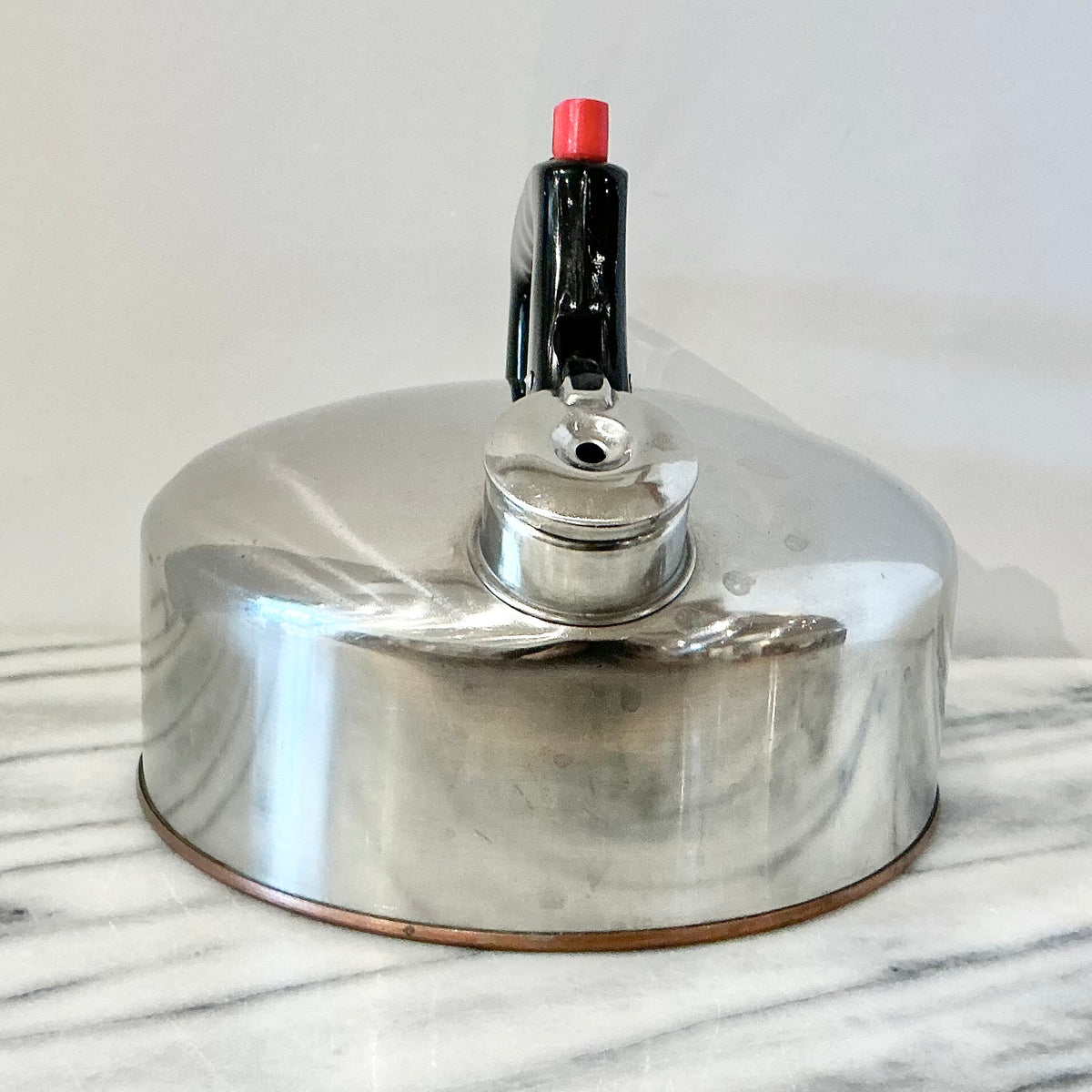 Vintage Stainless Steel Whistling Kettle