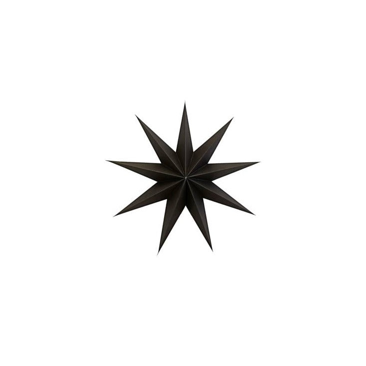 Large Dark Paper Star, 17.25"