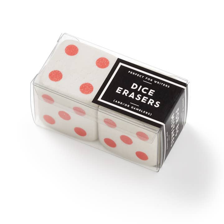Make Big Mistakes Giant Dice Eraser Set