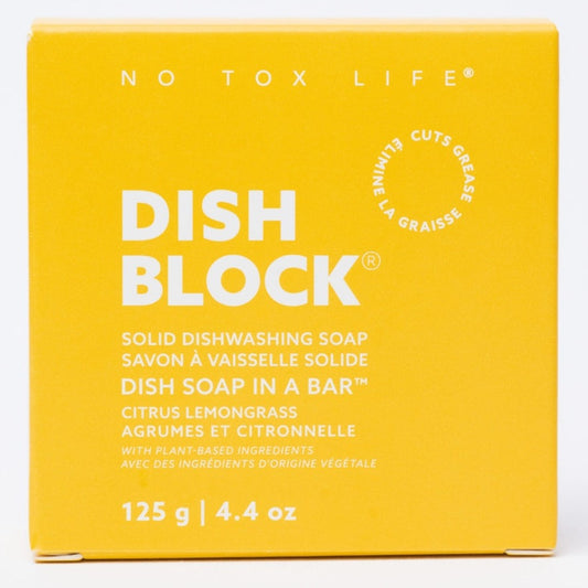 Dish Block Solid Dish Soap Bar : Citrus Lemongrass