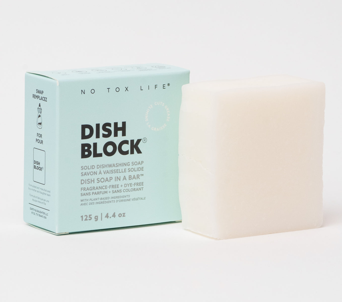 Dish Block Solid Dish Soap : Fragrance Free