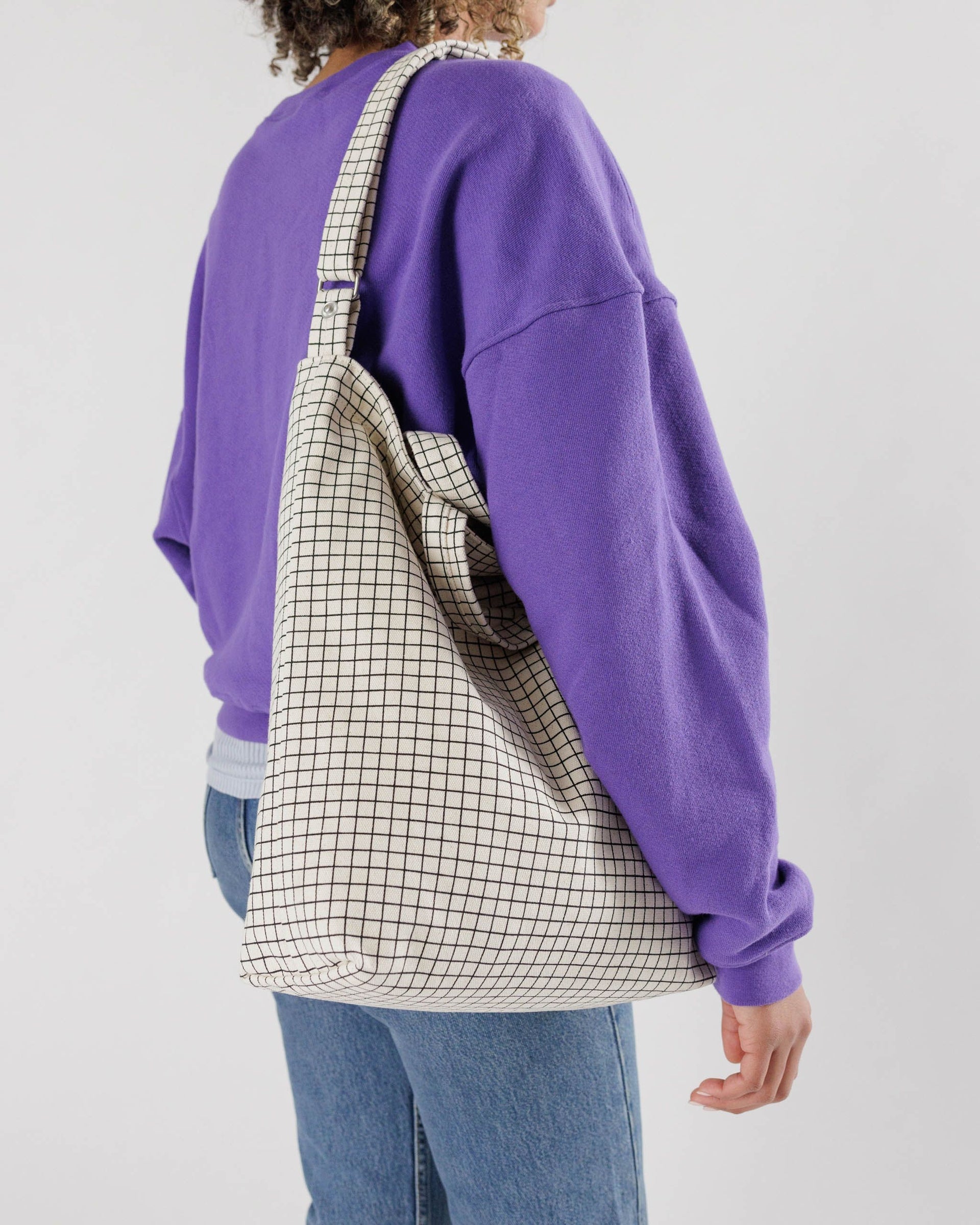 BAGGU Duck Bag Grid HAUS THEORY