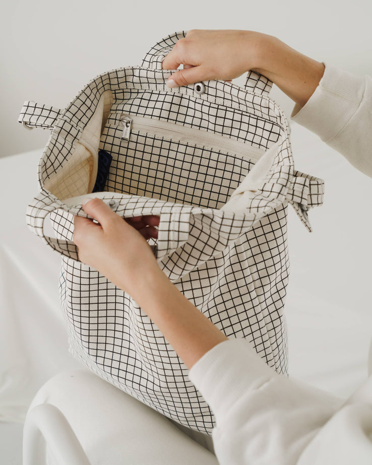 BAGGU Duck Bag : Grid