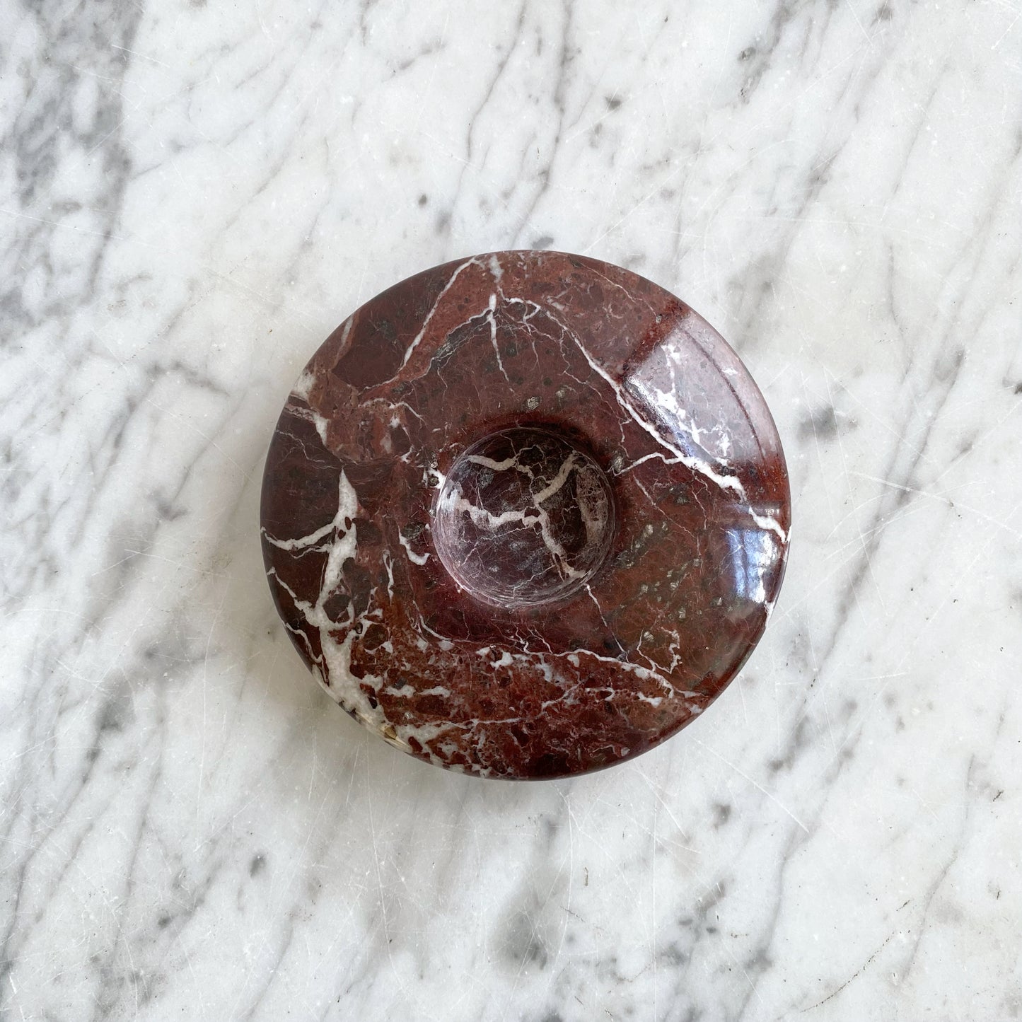 Vintage Marble Tea Light Holder