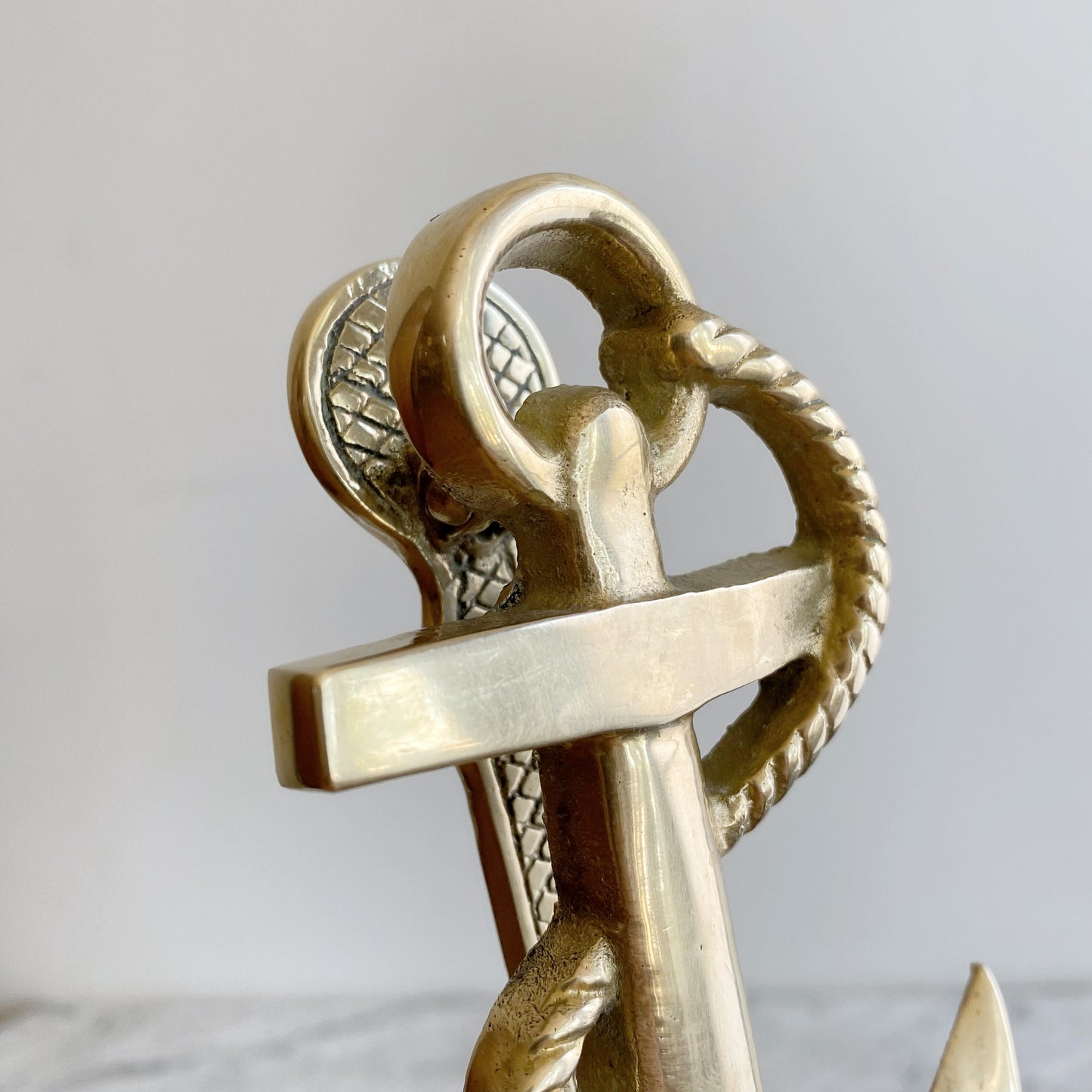 Vintage Brass Anchor Door Knocker (NAUTICAL COLLECTION)